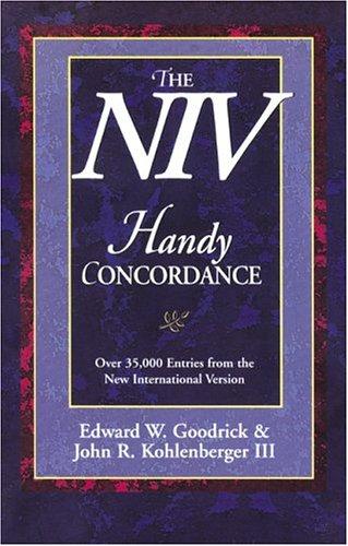 Cover for NIV Handy Concordance, The