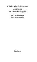 Cover for Geschichte als absoluter Begriff