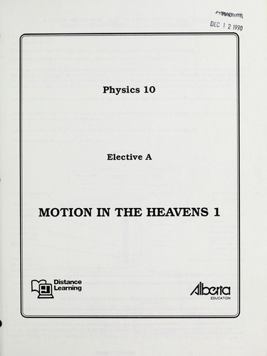 Cover for Physics 10