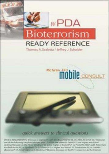 Cover for Bioterrorism Ready Reference for PDA 