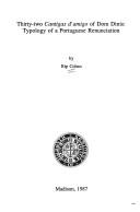 Cover for Thirty-two Cantigas d'amigo of Dom Dinis