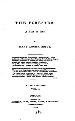 Cover for The forester