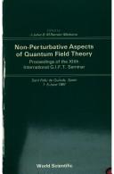 Cover for Non-perturbative aspects of quantum field theory