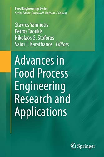 Cover for Advances in Food Process Engineering Research and Applications