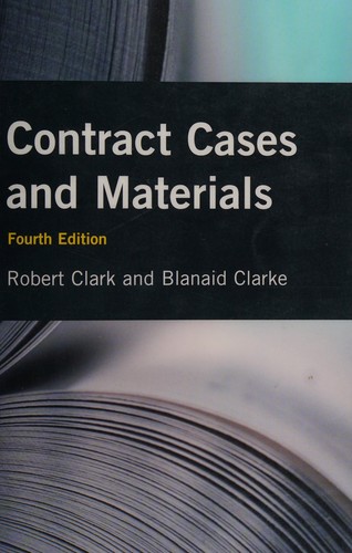Cover for Contract cases and materials