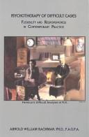 Cover for Psychotherapy of difficult cases