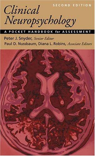Cover for Clinical neuropsychology