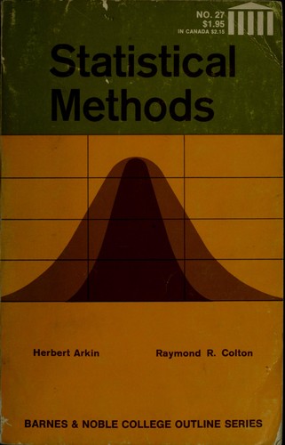 Cover for Statistical methods