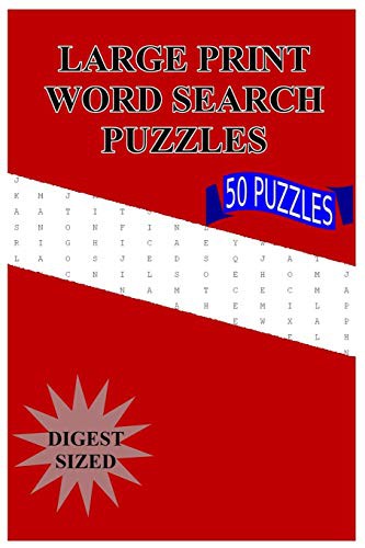Cover for Large Print Word Search Puzzles
