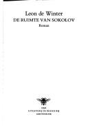 Cover for De ruimte van Sokolov