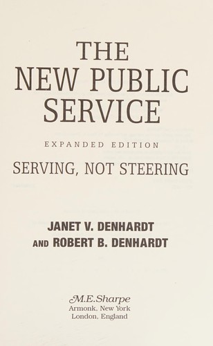 Cover for The new public service
