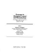 Cover for Proteases in biological control and biotechnology