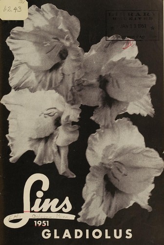 Cover for Lins Gladiolus, 1951