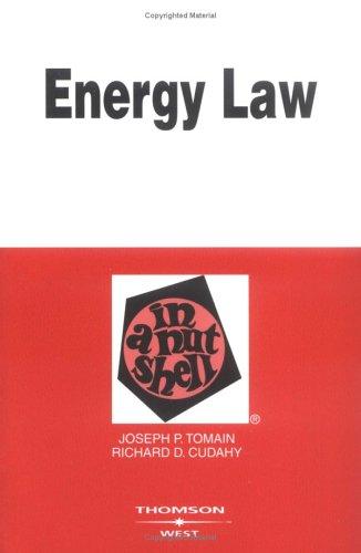 Cover for Energy law in a nutshell