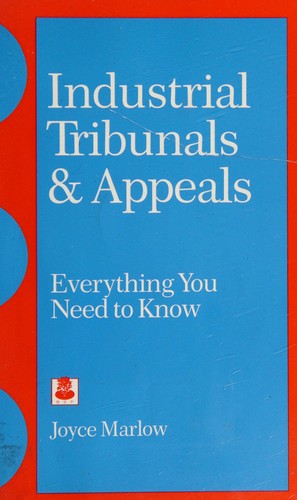 Cover for Industrial Tribunals and Appeals