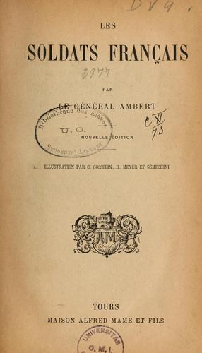 Cover for Les Soldats français