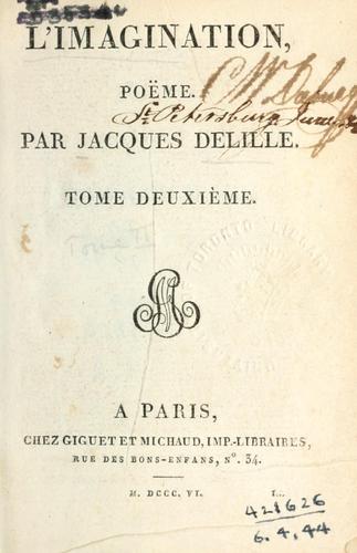 Cover for L' imagination