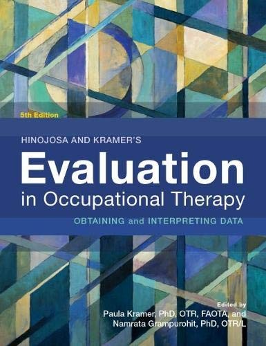 Cover for Hinojosa and Kramer's Evaluation in Occupational Therapy