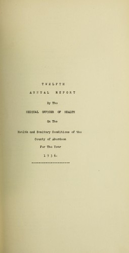 Cover for [Report 1936]