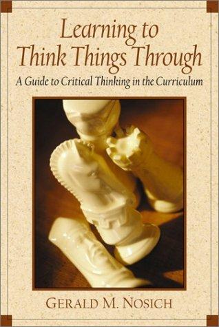 Cover for Learning to Think Things Through
