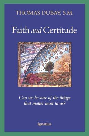 Cover for Faith and certitude