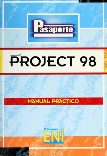 Cover for Microsoft project 98