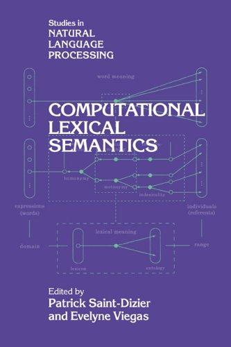 Cover for Computational Lexical Semantics (Studies in Natural Language Processing)