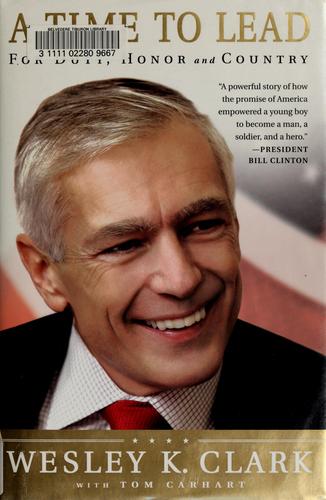 Cover for A time to lead