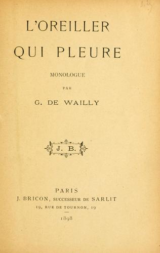 Cover for oreiller qui pleure