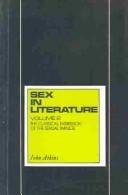 Cover for Sex in literature