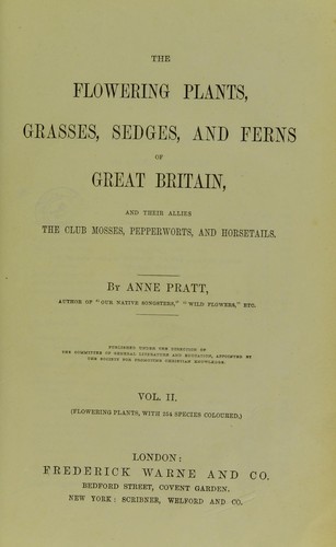 Cover for The flowering plants, grasses, sedges, and ferns of Great Britain