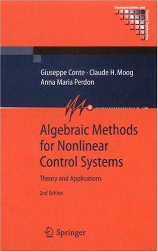Cover for Algebraic Methods for Nonlinear Control Systems (Communications and Control Engineering)