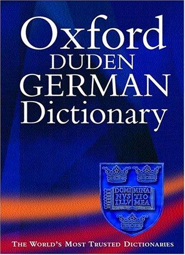Cover for The Oxford-Duden German dictionary