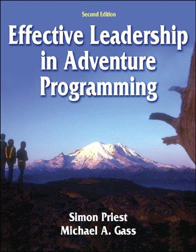 Cover for Effective leadership in adventure programming