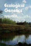 Cover for Ecological genetics