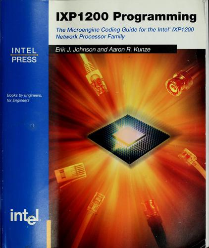 Cover for IXP1200 programming