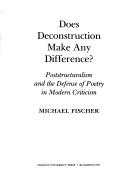 Cover for Does deconstruction make any difference?