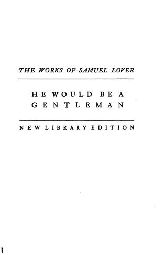 Cover for Treasure Trove, Or, He Would be a Gentleman