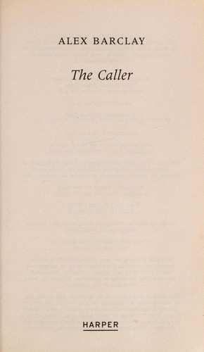 Cover for The caller