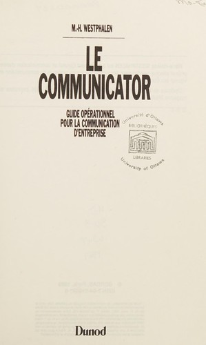 Cover for Le communicator