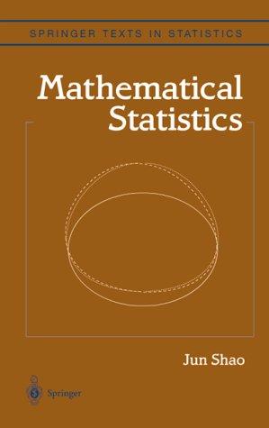 Cover for Mathematical statistics