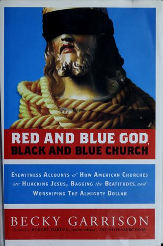 Cover for Red and blue God, black and blue church