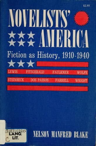Cover for Novelists' America
