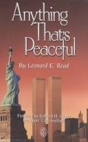 Cover for Anything that's peaceful