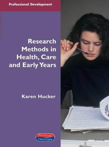 Cover for Research Methods in Health, Care and Early Years