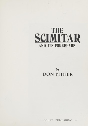 Cover for The Scimitar and its forebears