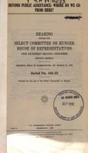 Cover for Beyond public assistance