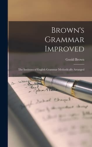 Cover for Brown's Grammar Improved