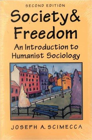Cover for Society and Freedom