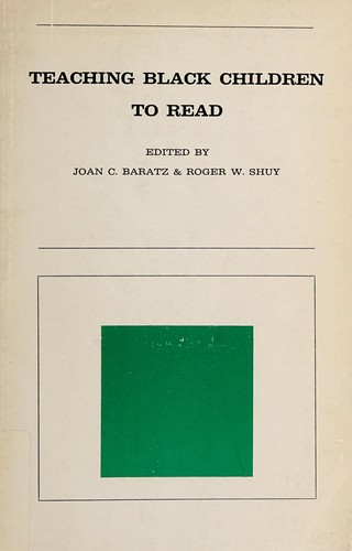 Cover for Teaching black children to read.